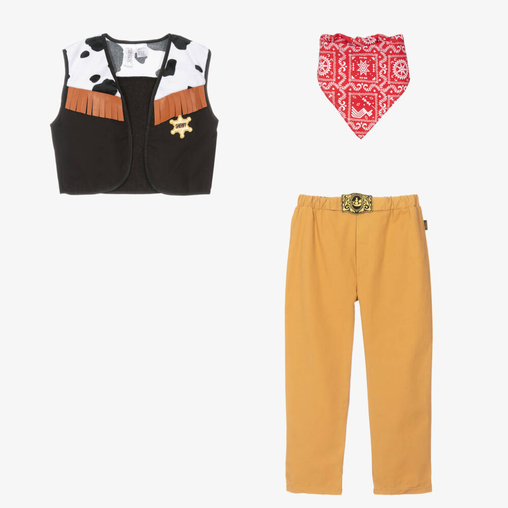 Souza-Boys Beige and Black Cowboy Outfit | Childrensalon Outlet