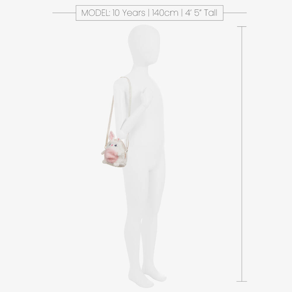 Souza-Girls Cream Bouclé Rabbit Purse | Childrensalon Outlet