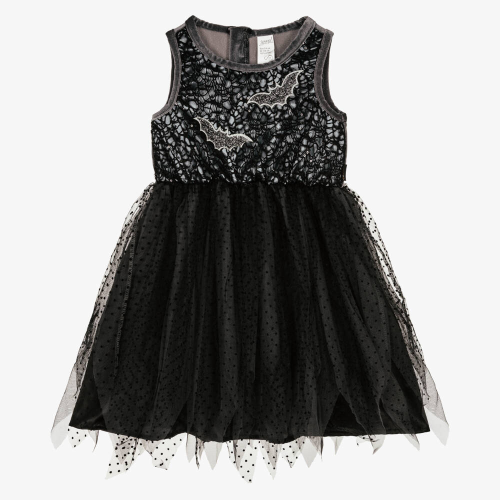 Souza-Girls Enchanting Black Bat Dress | Childrensalon Outlet