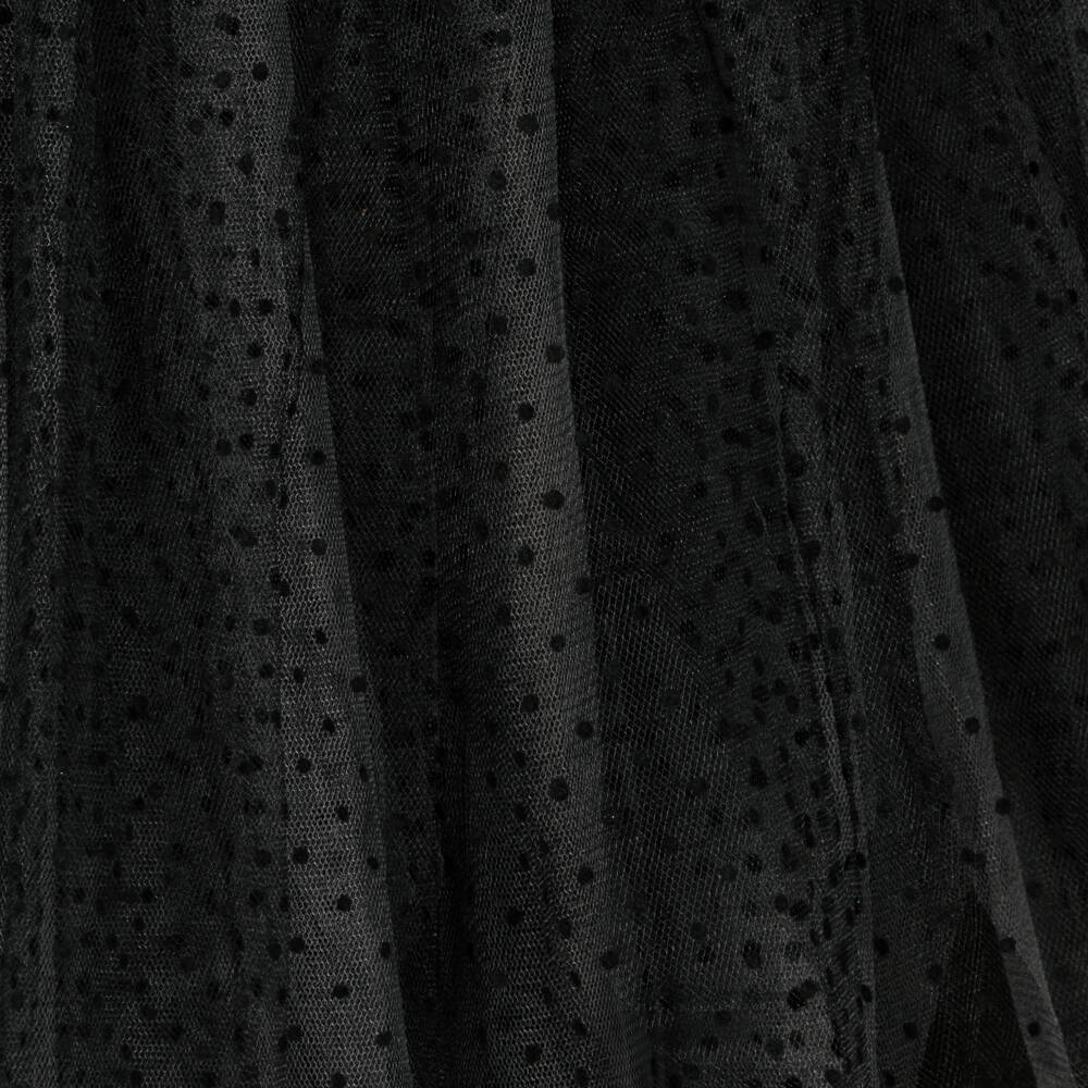 Souza-فستان الساحرة قطيفة وتول لون أسود | Childrensalon Outlet