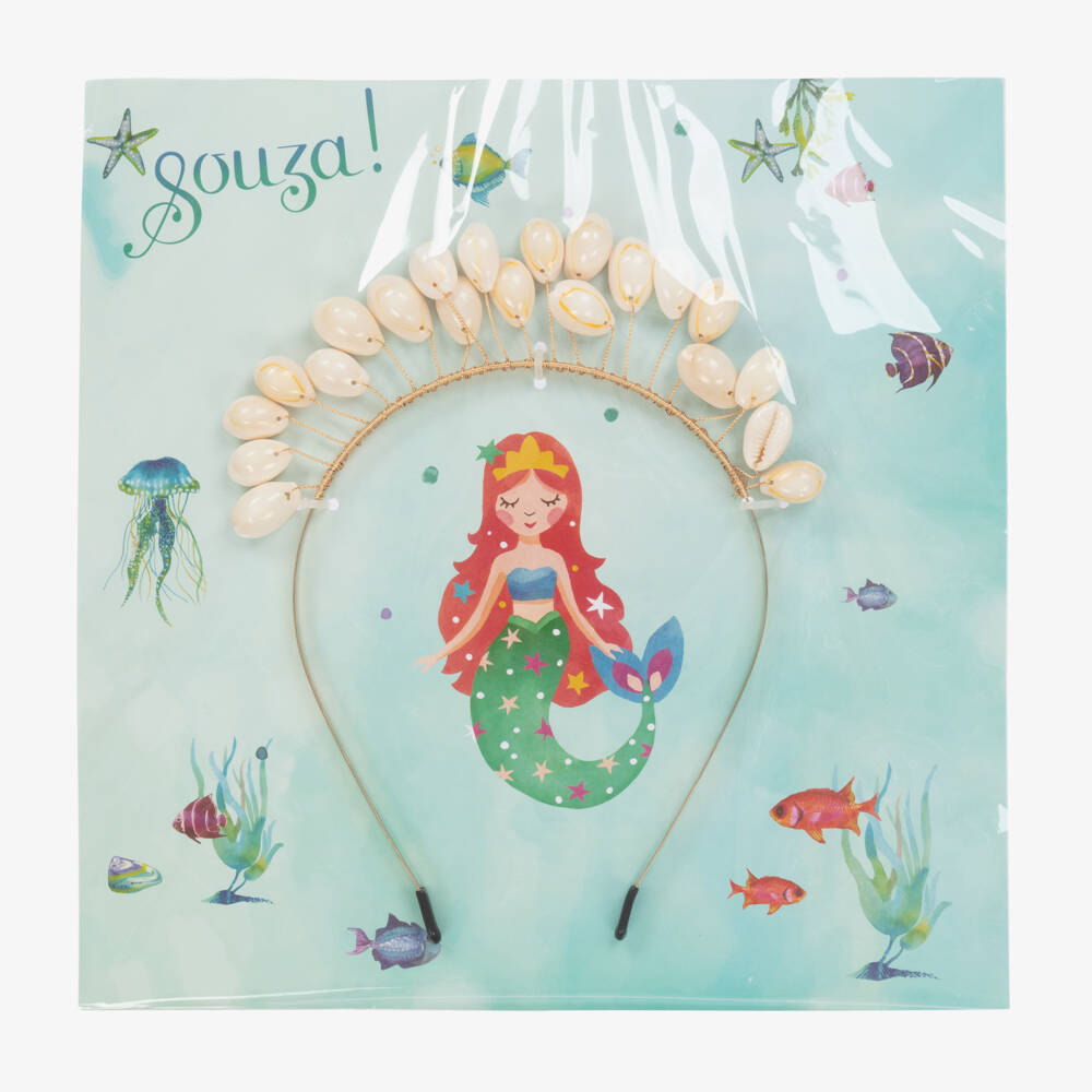 Souza-Girls Gold Mermaid Shell Hairband | Childrensalon Outlet