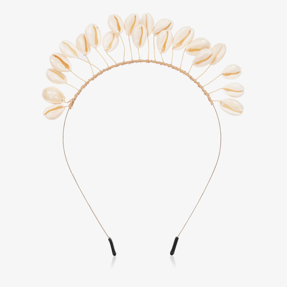 Souza-Girls Gold Mermaid Shell Headband | Childrensalon Outlet