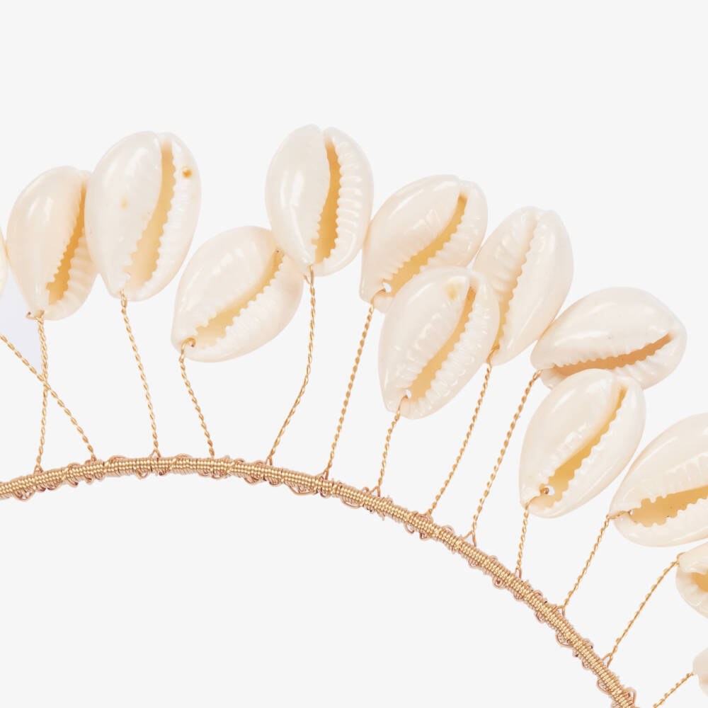 Souza-Girls Gold Mermaid Shell Headband | Childrensalon Outlet