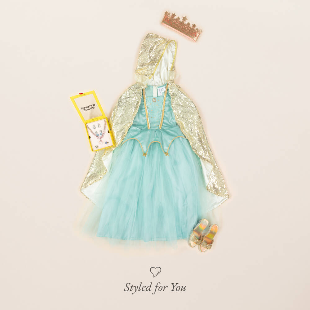 Souza-Girls Gold Sequin Cape Costume | Childrensalon Outlet