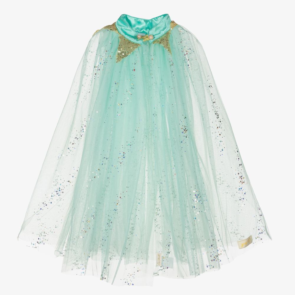 Souza-Зеленый карнавальный кейп для девочек | Childrensalon Outlet