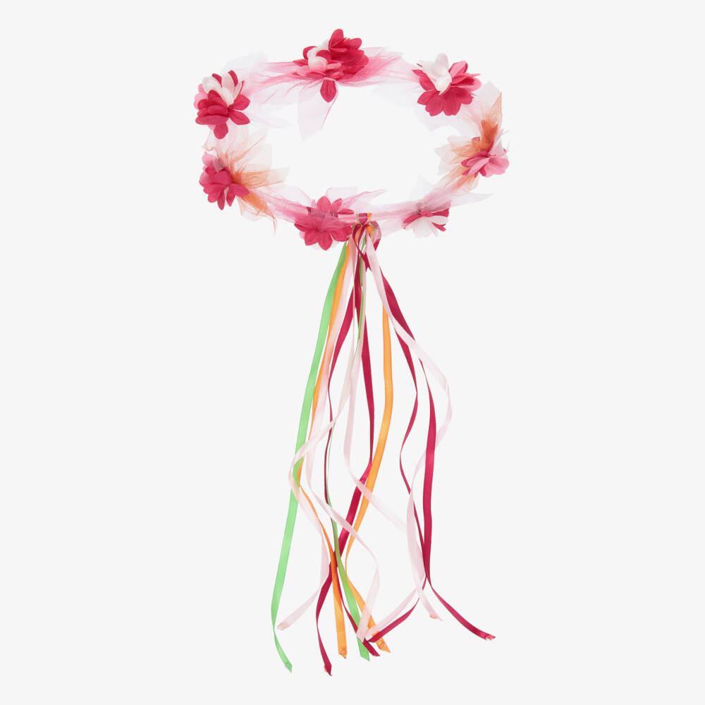 Souza-Girls Pink Enchanted Floral Band | Childrensalon Outlet