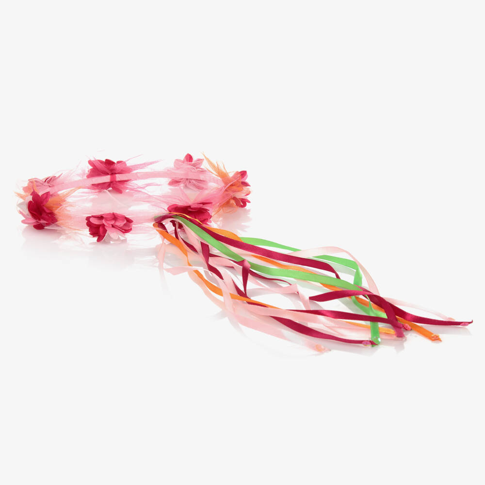 Souza-Girls Pink Enchanted Floral Band | Childrensalon Outlet