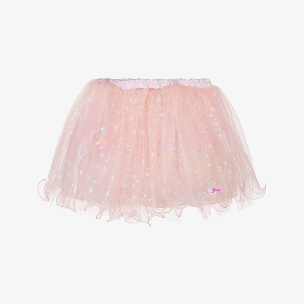 Souza-Girls Pink Tulle Tutu Skirt with Iridescent Star Print | Childrensalon Outlet