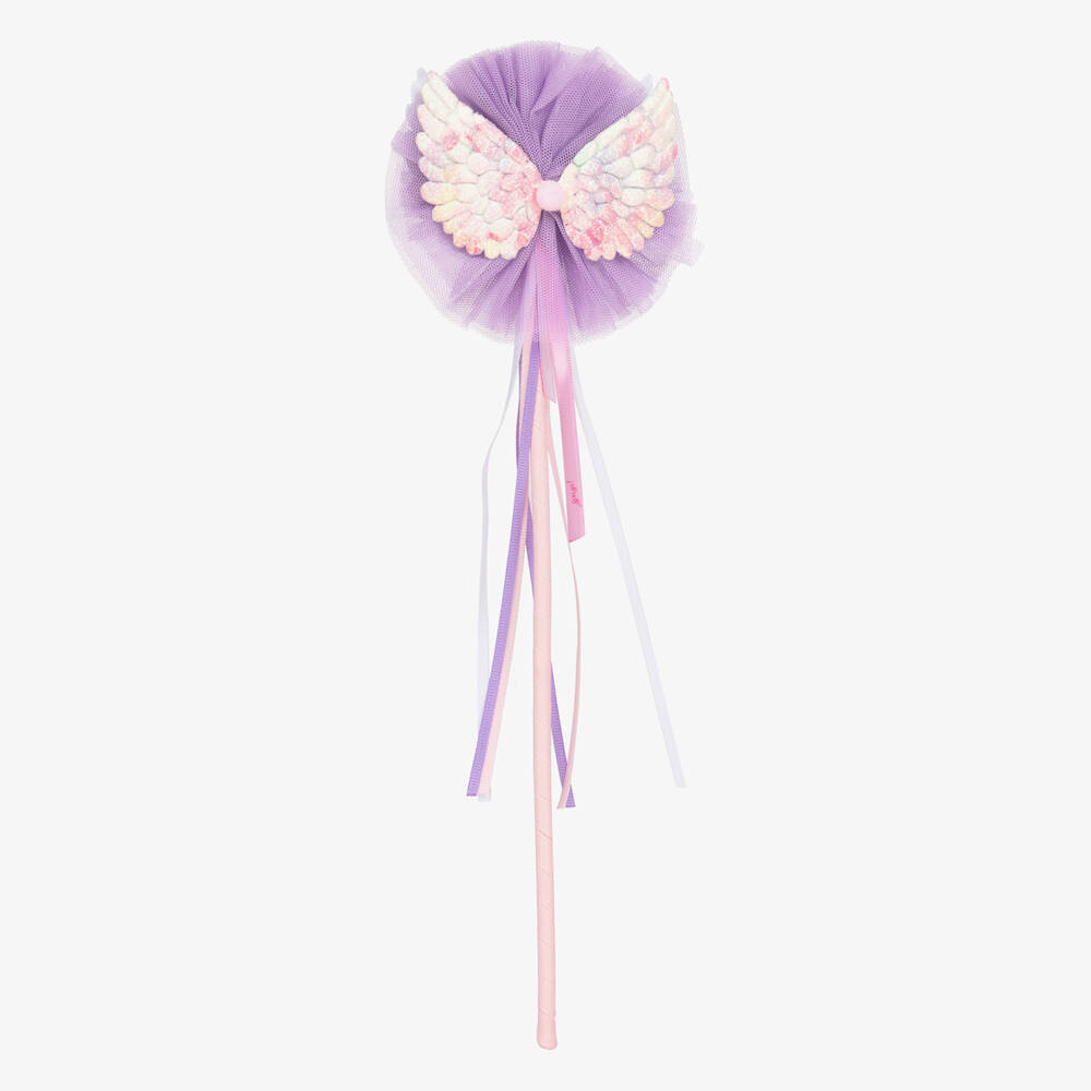 Souza-Girls Purple Tulle Fairy Wings Wand | Childrensalon Outlet