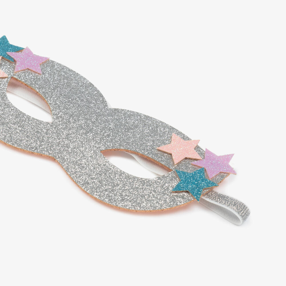 Souza-Girls Silver Sparkly Superhero Mask | Childrensalon Outlet