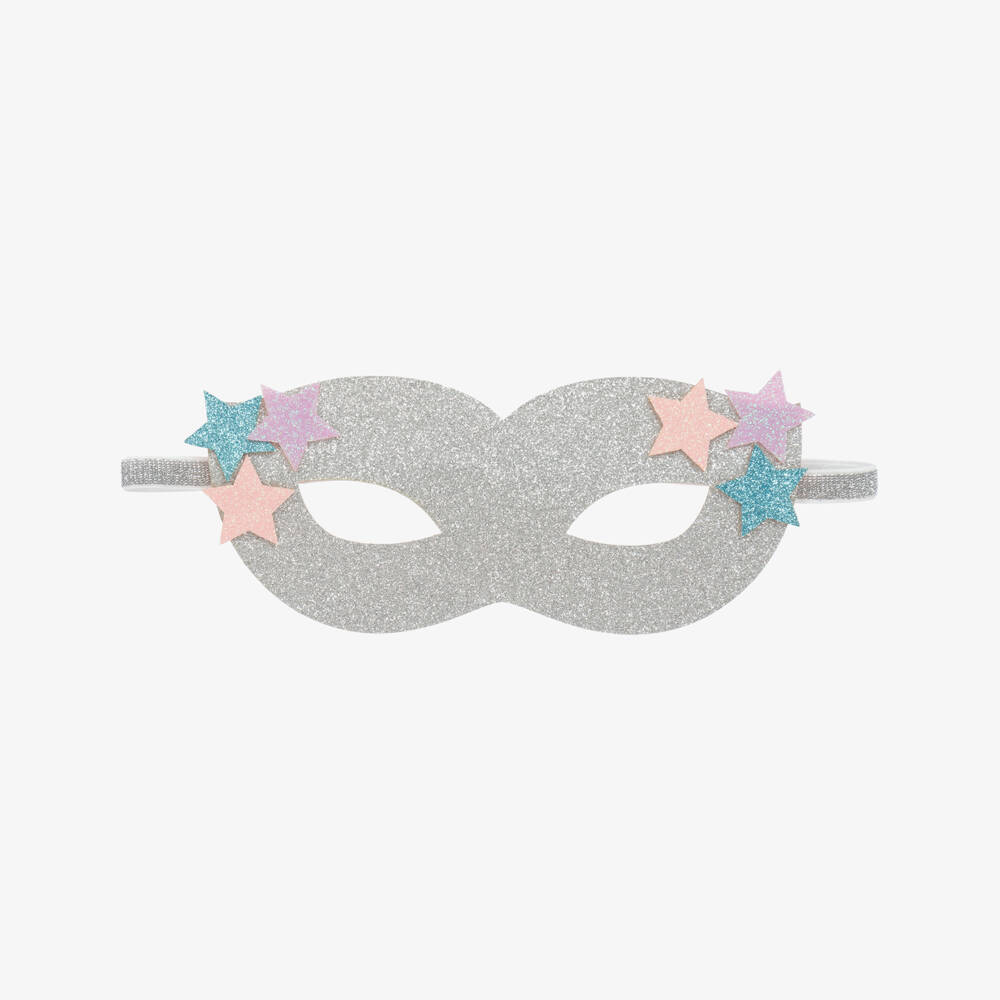 Souza-Girls Silver Sparkly Superhero Mask | Childrensalon Outlet