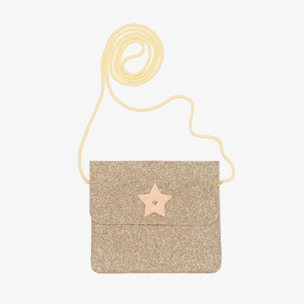 Souza-Gold Glitter Purse (13cm) | Childrensalon Outlet