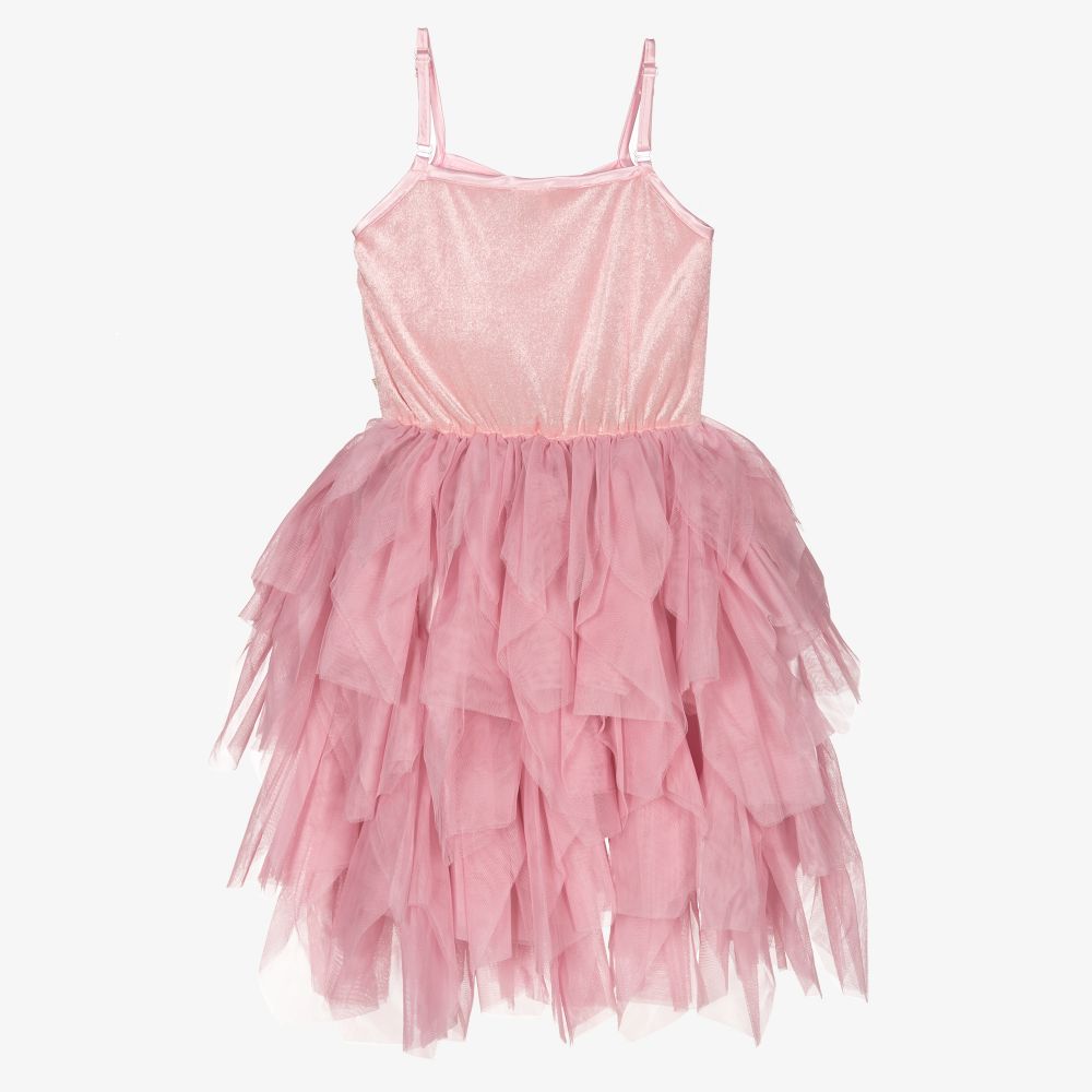 Souza-زي للحفلات التنكرية قطيفة وتول لون زهري للبنات | Childrensalon Outlet