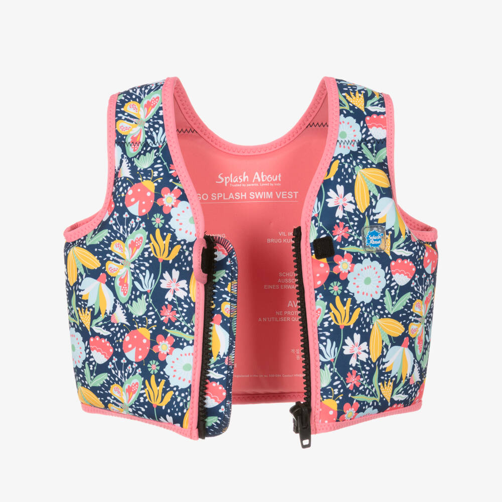 Splash About-Blue Swim Vest Lady Bird | Childrensalon Outlet