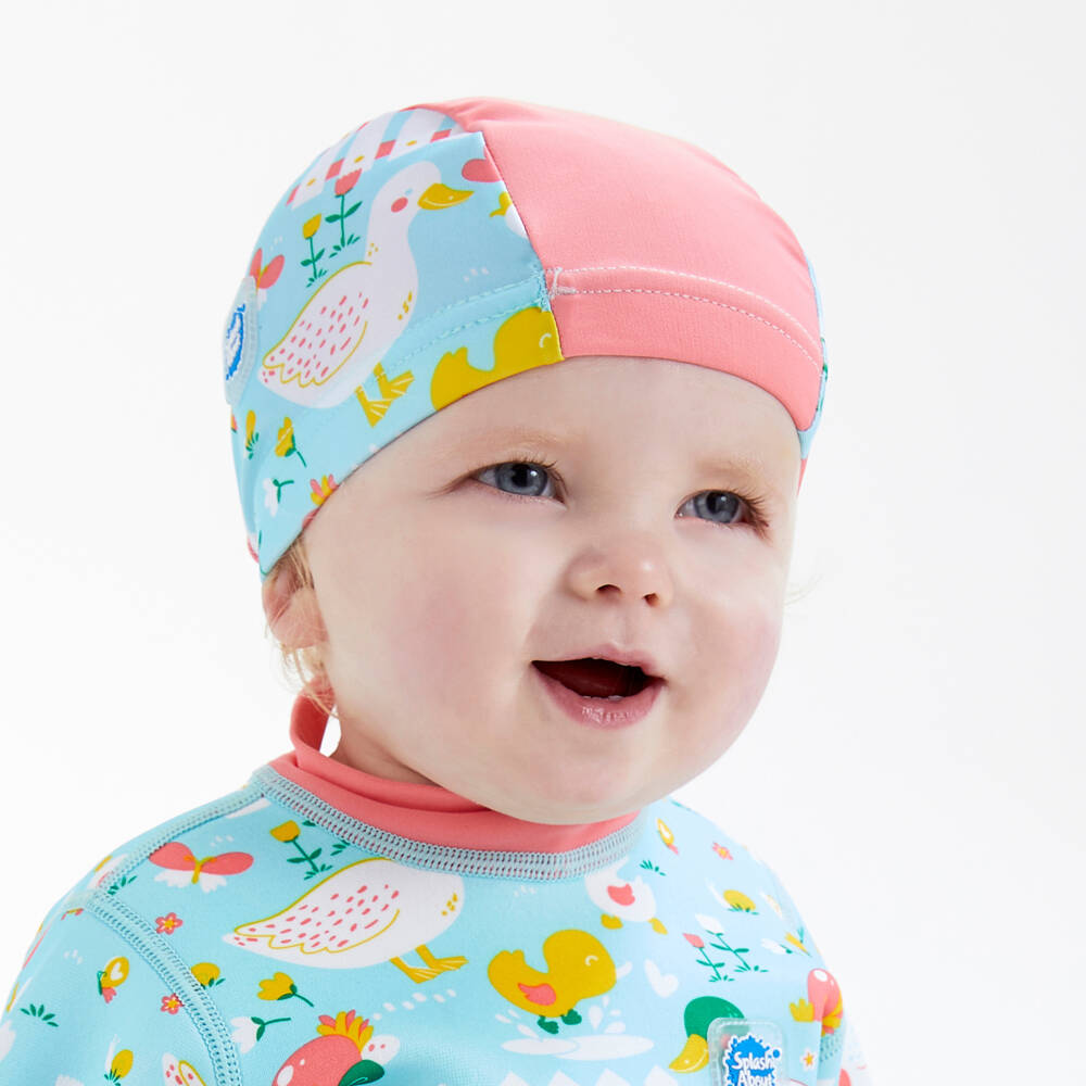 Splash About-Girls Duck Pattern Swim Cap | Childrensalon Outlet