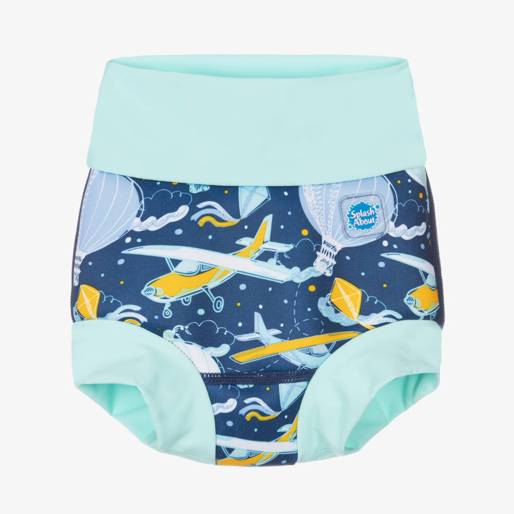 Splash About-Navy Blue Happy Nappy Duo Swim Pants (UPF50+) | Childrensalon Outlet