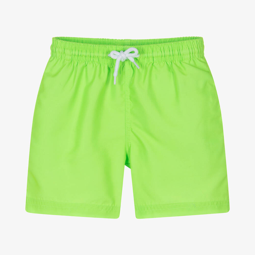 Stella Cove - Boys Neon Green Swim Shorts | Childrensalon