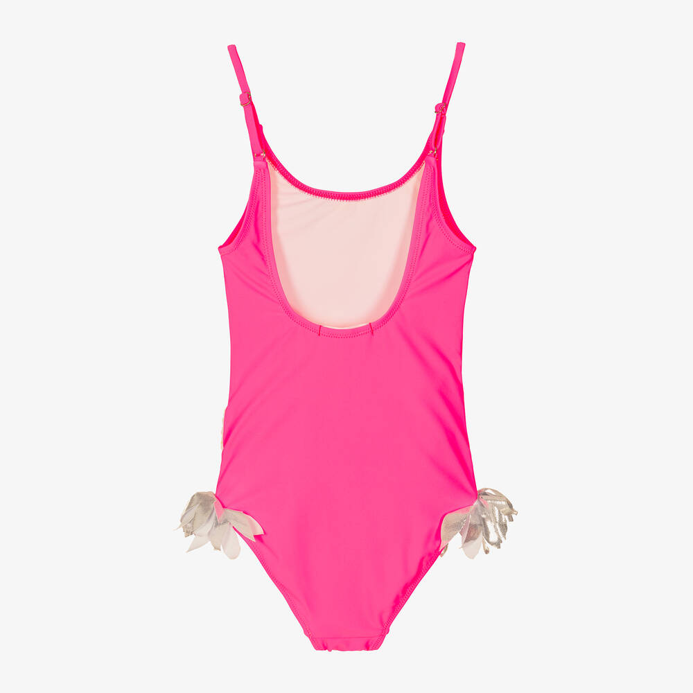 Stella Cove-Girls Neon Pink Ruffle Swimsuit | Childrensalon Outlet