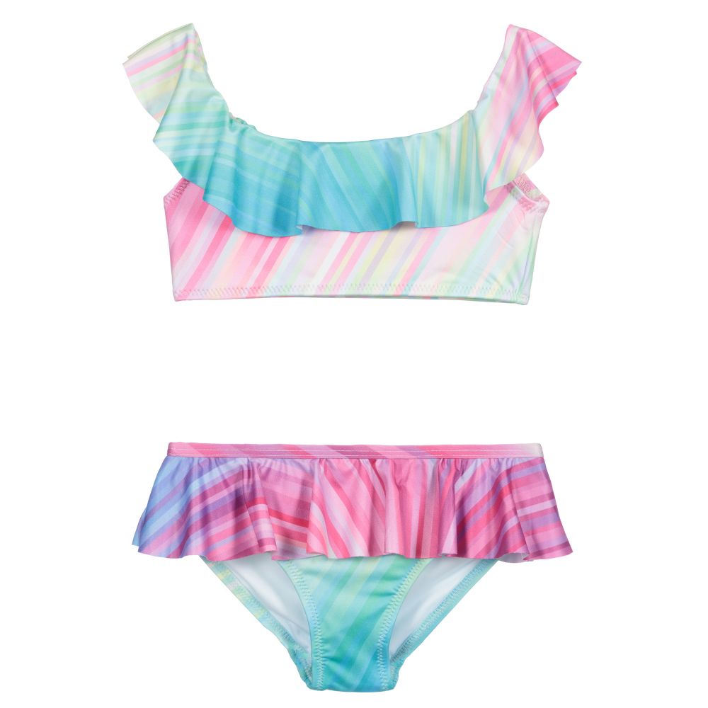 Stella Cove-Розово-зеленое бикини для девочек | Childrensalon Outlet