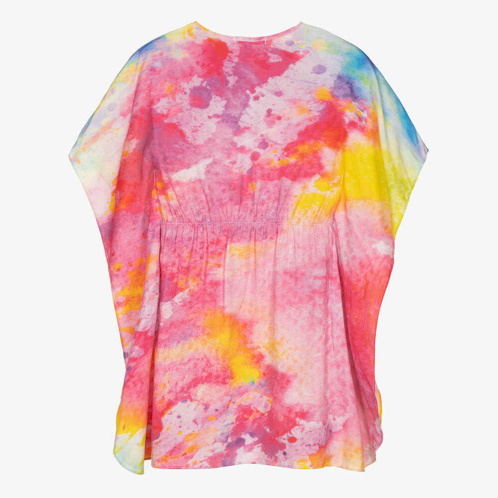 Stella Cove-قفطان لون زهري وأحمر للبنات | Childrensalon Outlet