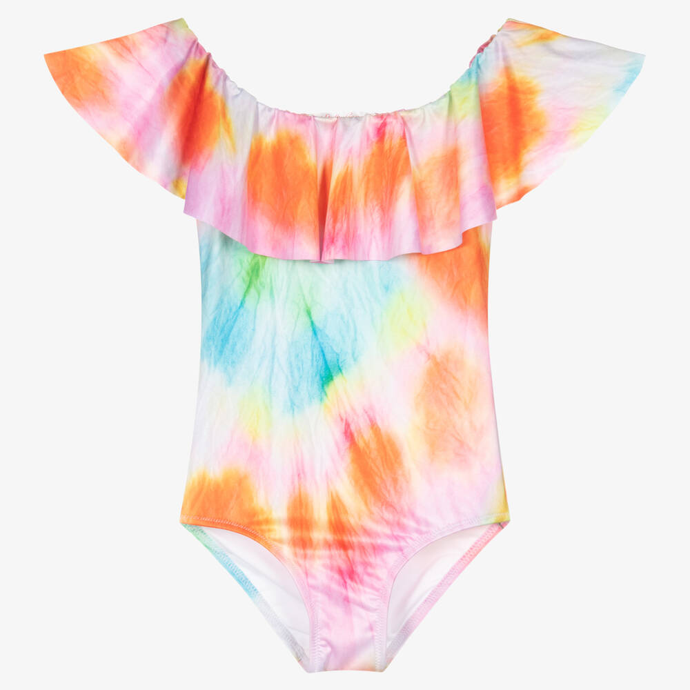 Stella Cove - Girls Tie-Dye Ruffle Swimsuit | Childrensalon