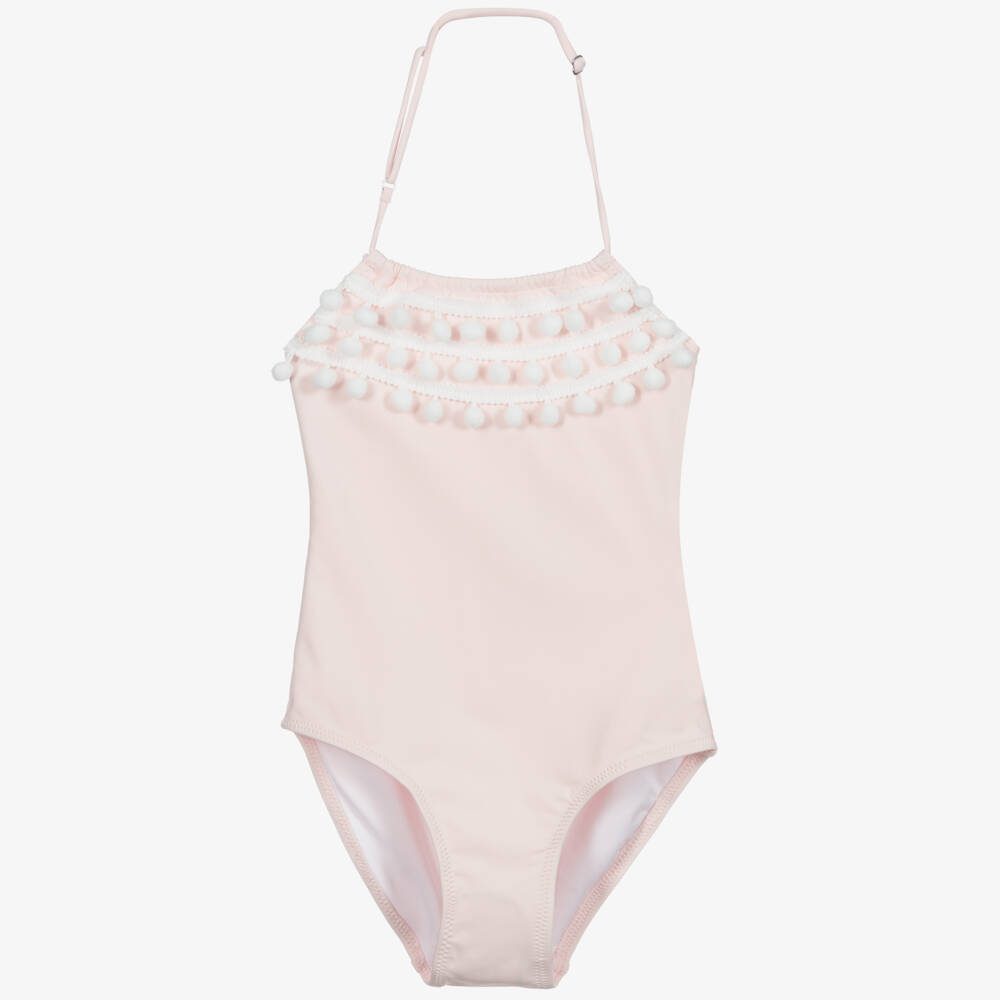Stella Cove-Розовый купальник с помпонами | Childrensalon Outlet