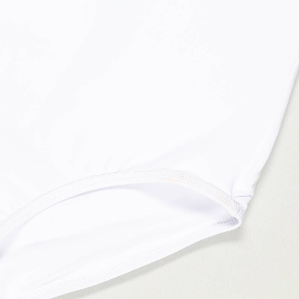 Stella Cove-Preloved Girls White Pom-Pom Swimsuit (12 years) | Childrensalon Outlet