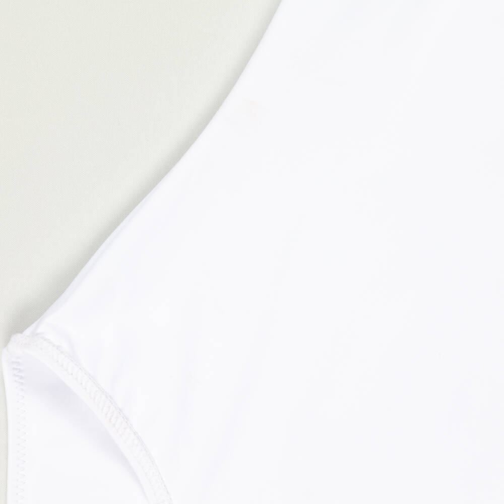 Stella Cove-Preloved Girls White Pom-Pom Swimsuit (12 years) | Childrensalon Outlet