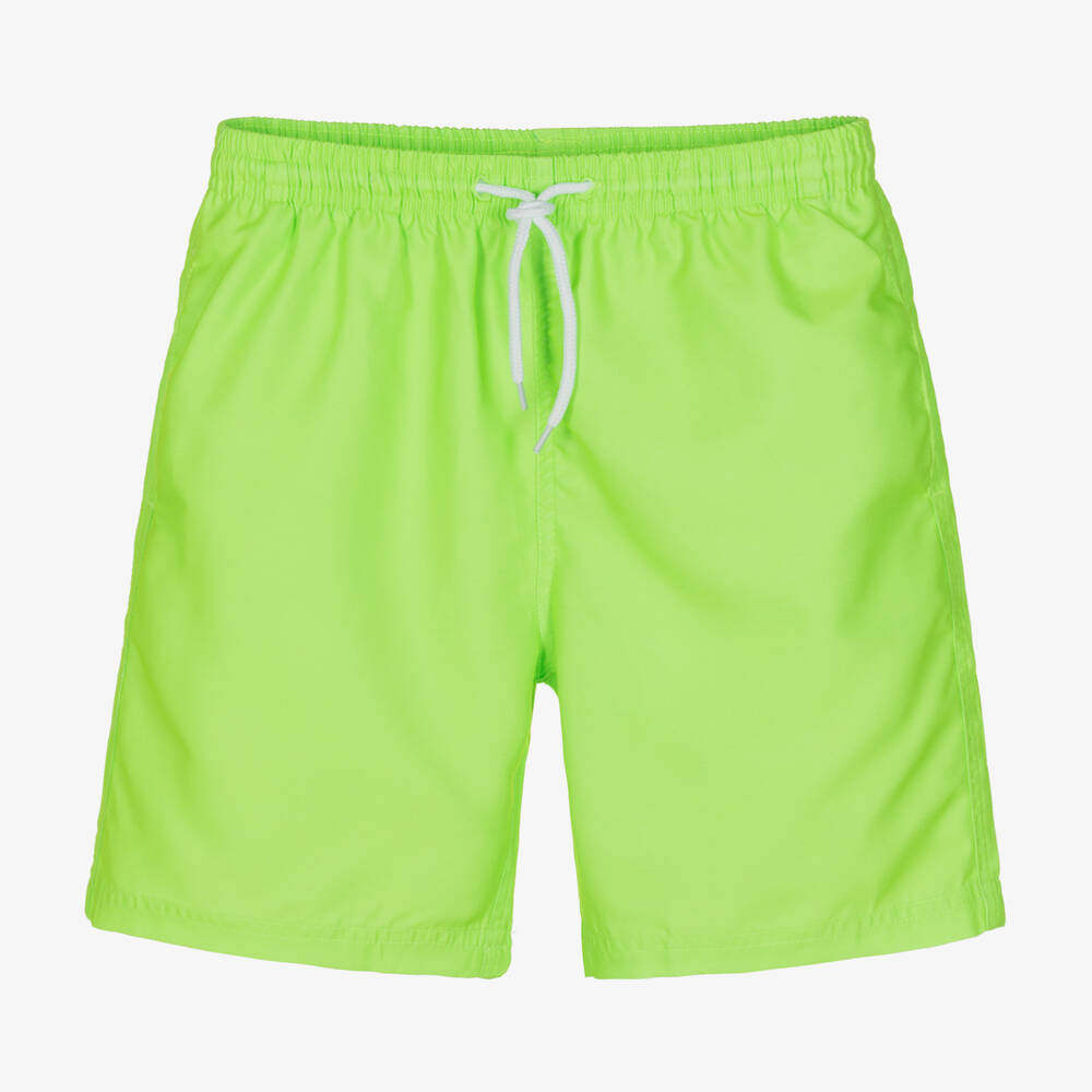 Stella Cove - Teen Boys Neon Green Swim Shorts | Childrensalon
