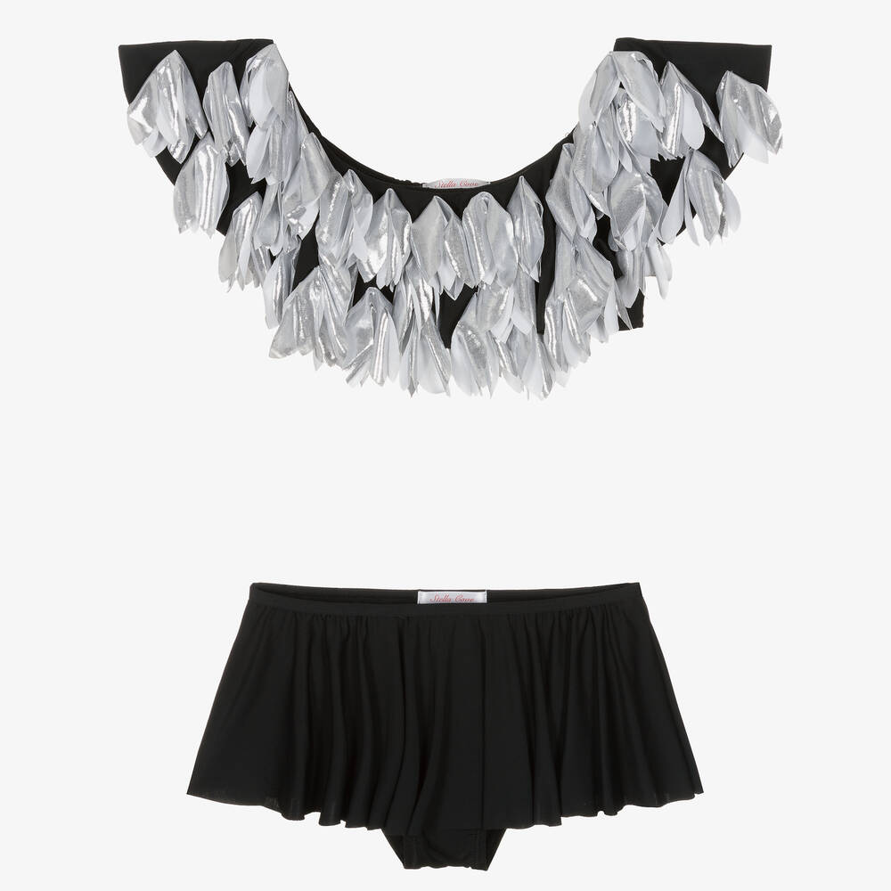 Stella Cove-Teen Girls Black & Silver Bikini | Childrensalon Outlet