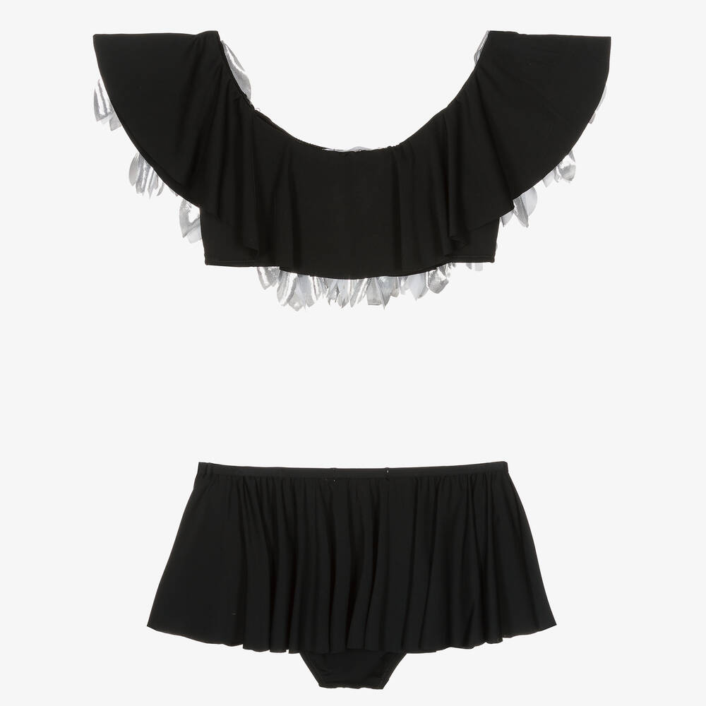 Stella Cove-Teen Girls Black & Silver Bikini | Childrensalon Outlet