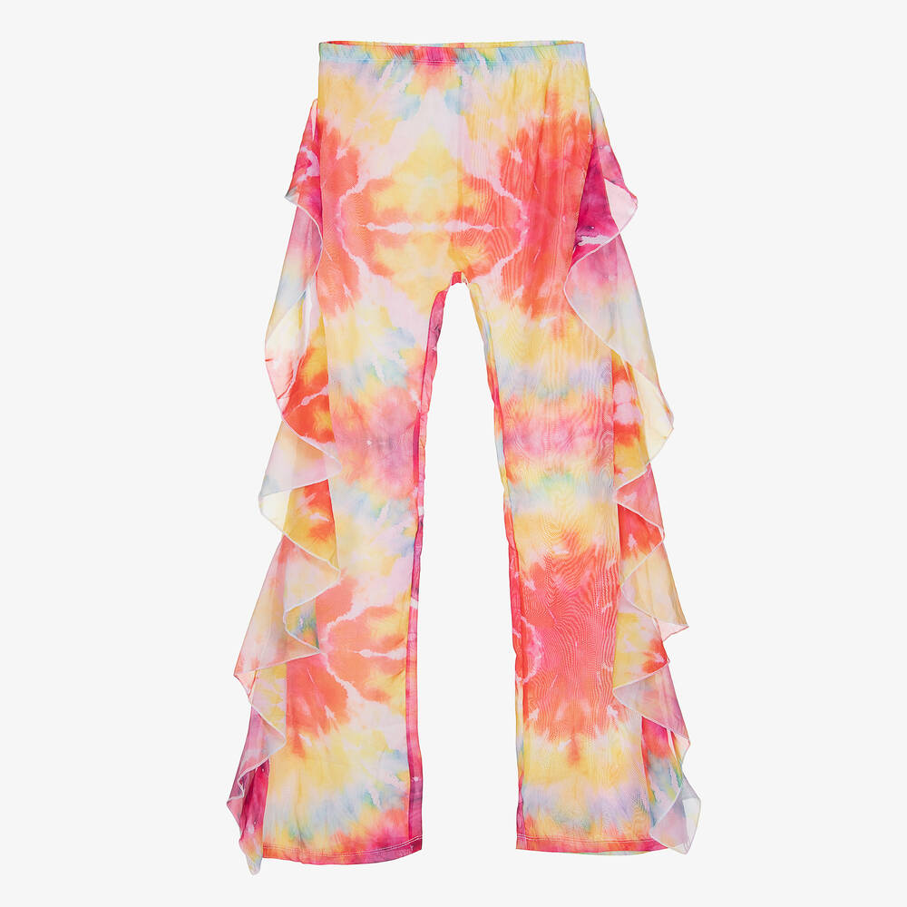 Stella Cove - Teen Girls Colourful Tie-Dye Beach Trousers | Childrensalon