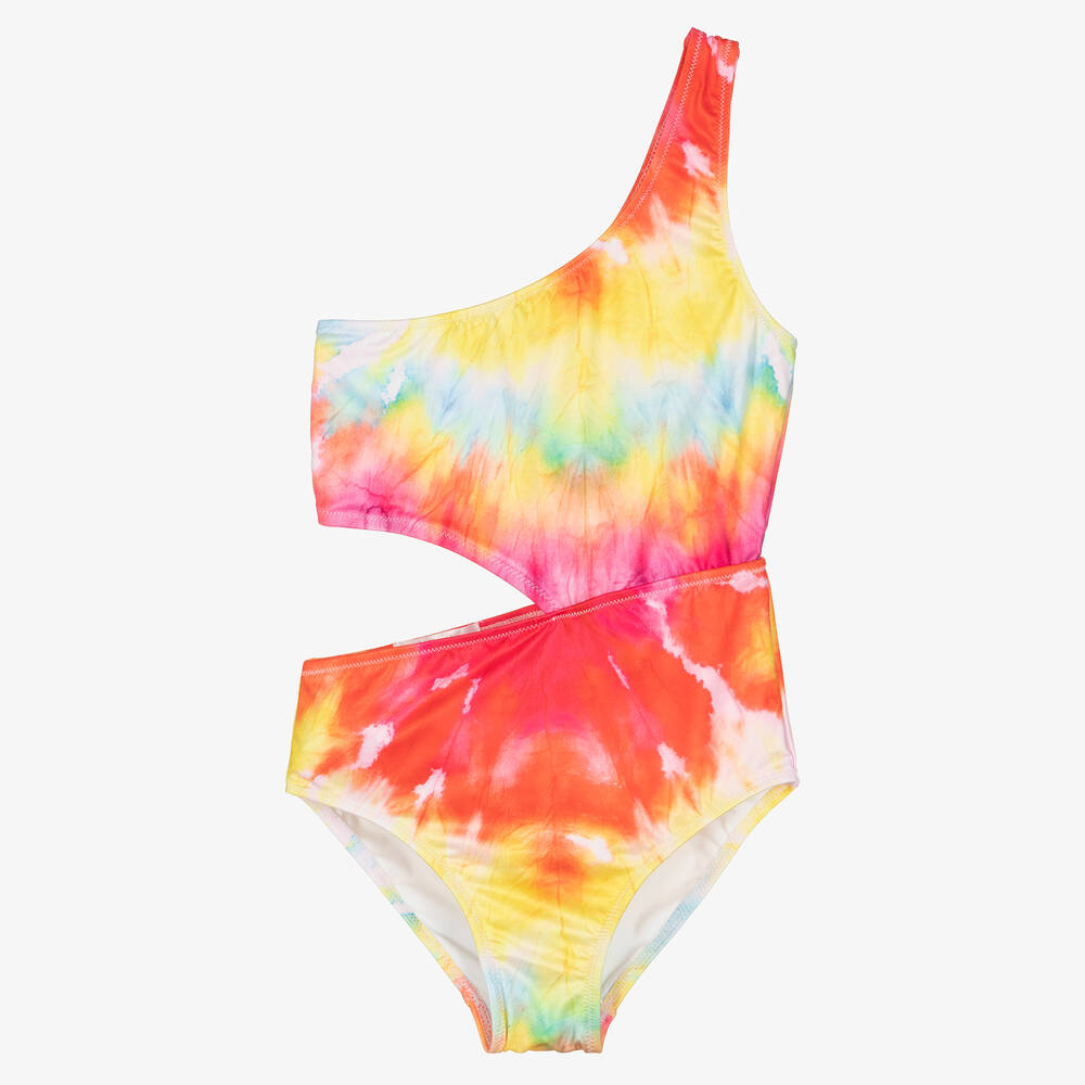 Stella Cove - Teen Girls Colourful Tie-Dye Swimsuit | Childrensalon