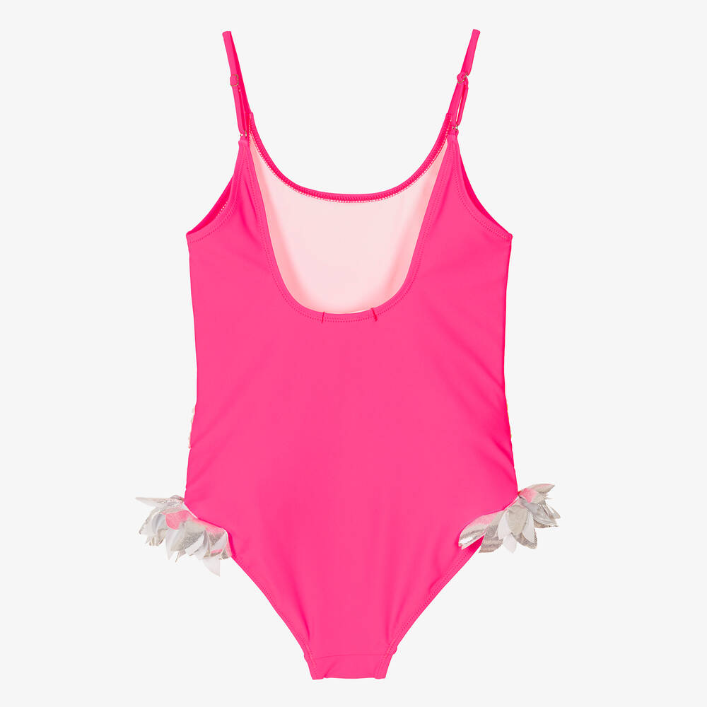 Stella Cove-Teen Girls Neon Pink Sequin & Ruffle Swimsuit | Childrensalon Outlet