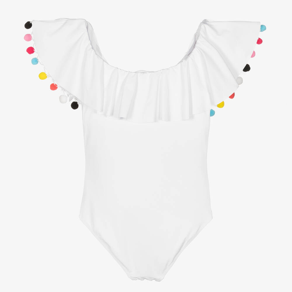 Stella Cove-مايّو بوم -بوم لون أبيض للمراهقات | Childrensalon Outlet