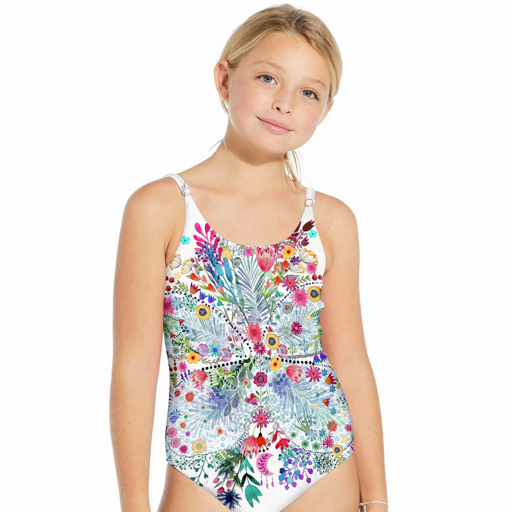Stella Cove - Teen Girls Wildflower Swimsuit | Childrensalon Outlet