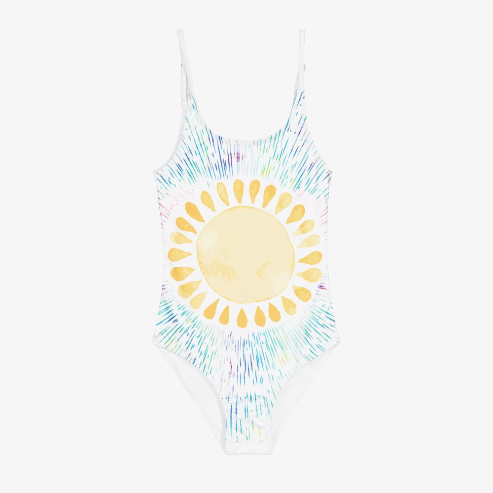 Stella Cove - Maillot de bain blanc Rayons de soleil | Childrensalon