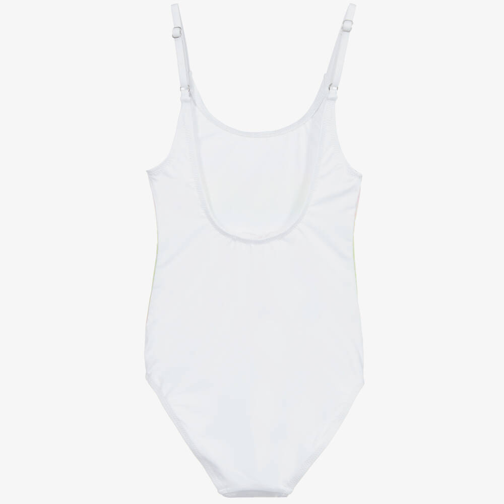Stella Cove-White Tie Dye Heart Swimsuit | Childrensalon Outlet