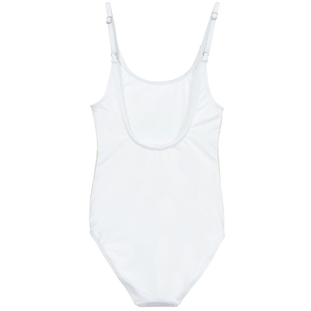 Stella Cove-White Tie Dye Heart Swimsuit | Childrensalon Outlet
