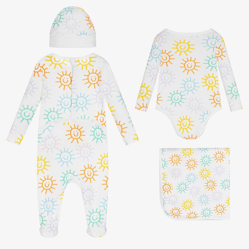 Stella McCartney Kids-4 Piece Babysuit Gift Set  | Childrensalon Outlet