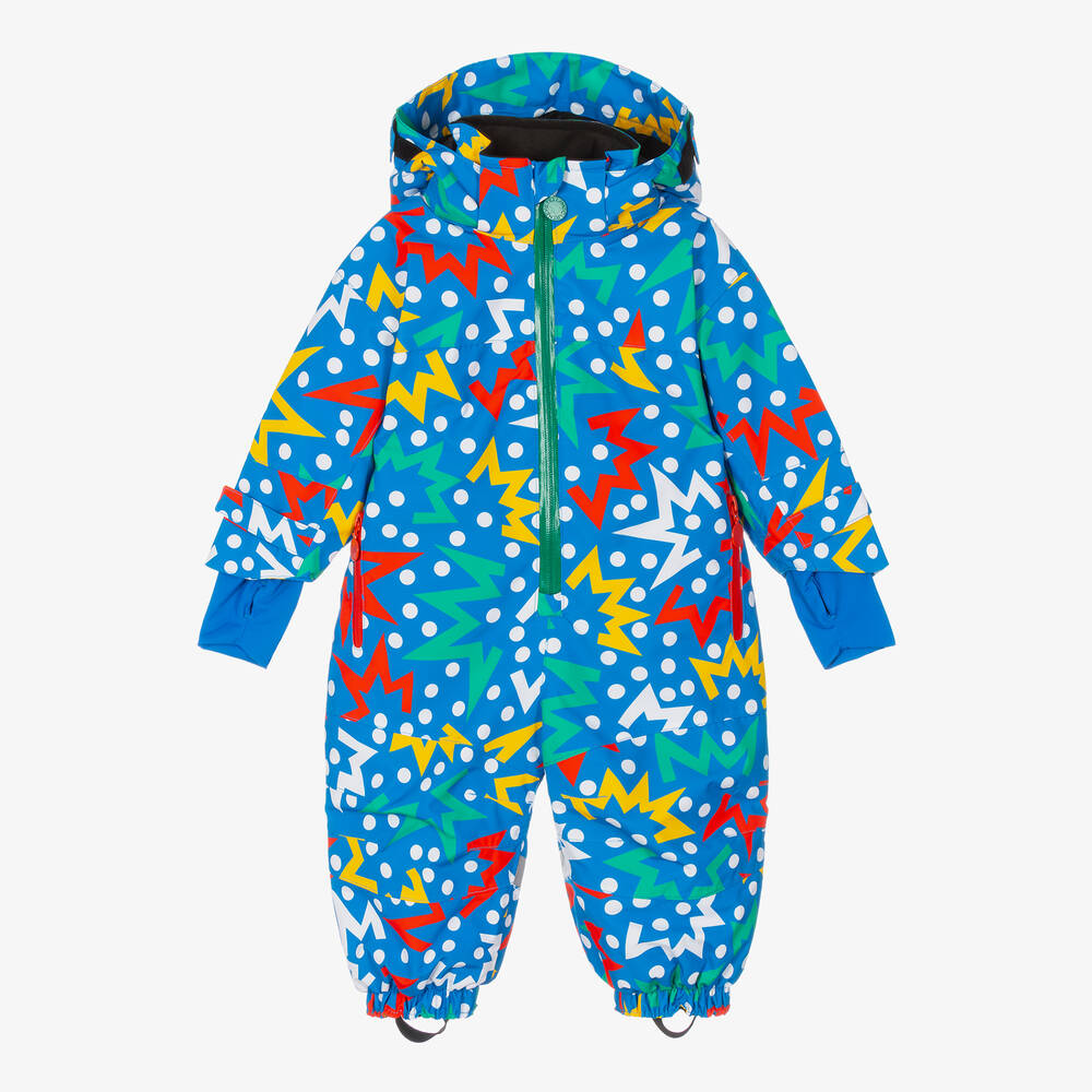 Stella McCartney Kids - Baby Boys Blue Star Snowsuit | Childrensalon