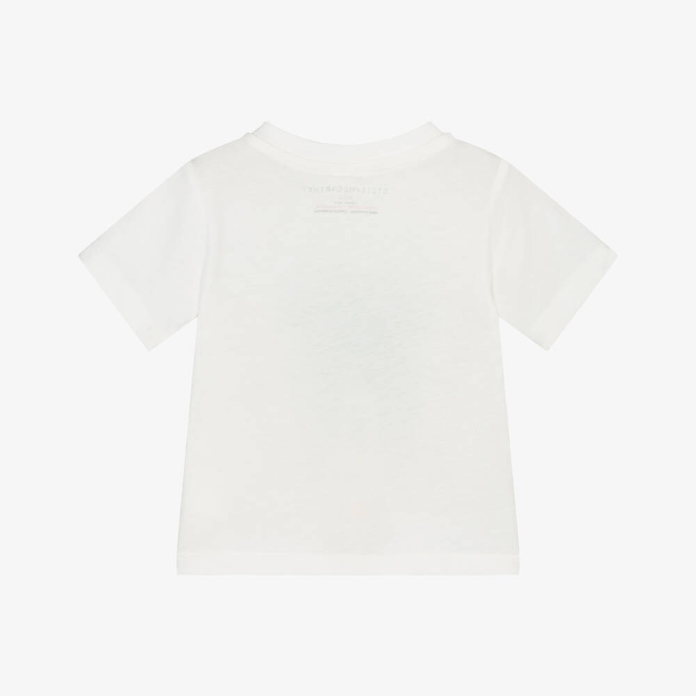Stella McCartney Kids-Baby Boys Ivory Frog Tee | Childrensalon Outlet