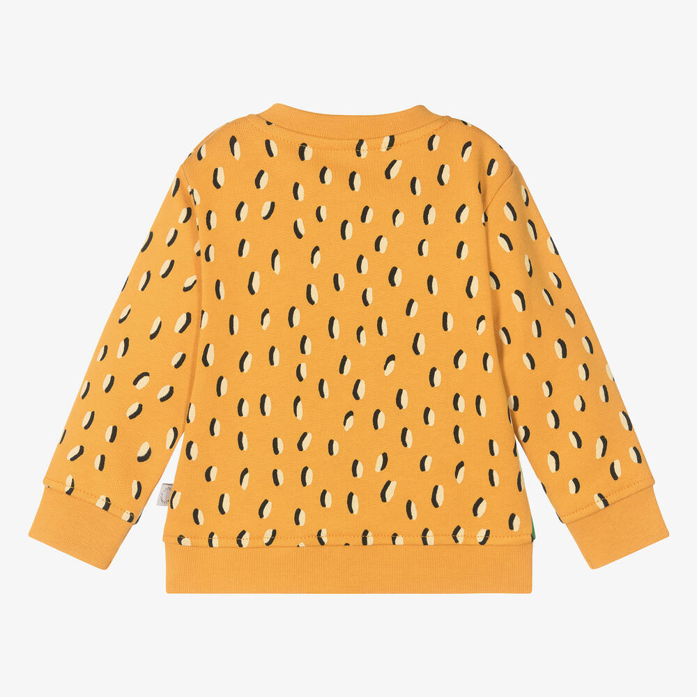 Stella McCartney Kids-Оранжевый свитшот с сэндвичем для малышей | Childrensalon Outlet