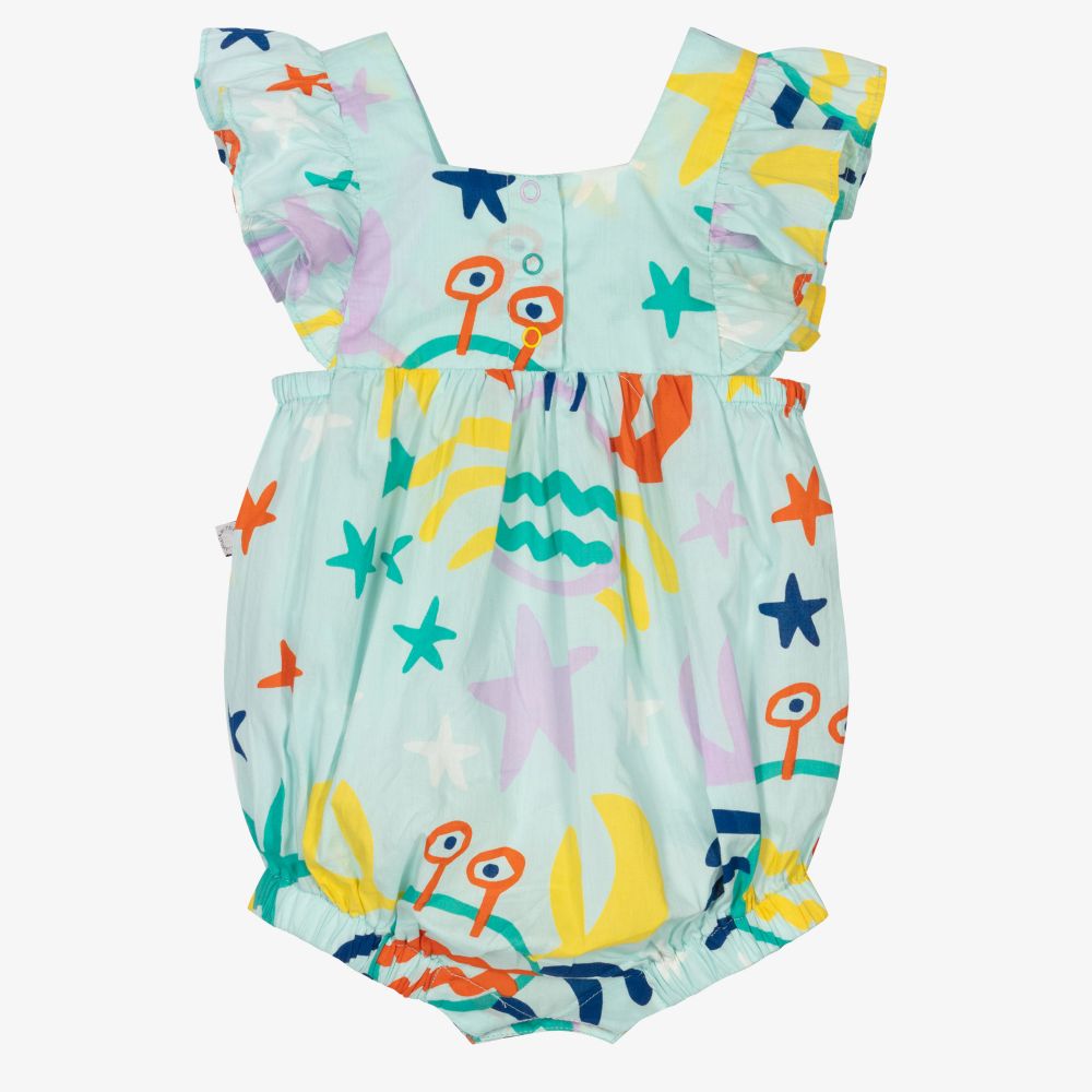 Stella McCartney Kids Baby Girls Blue Crab Shortie