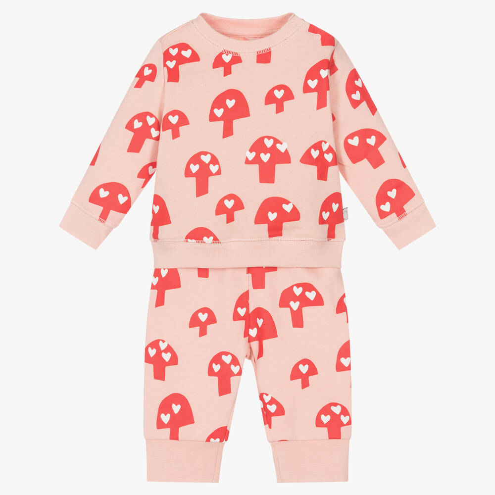 Stella McCartney Kids - Baby Girls Cotton Tracksuit | Childrensalon