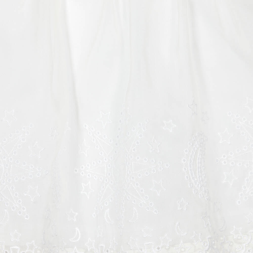 Stella McCartney Kids-Кремовое шелковое платье | Childrensalon Outlet