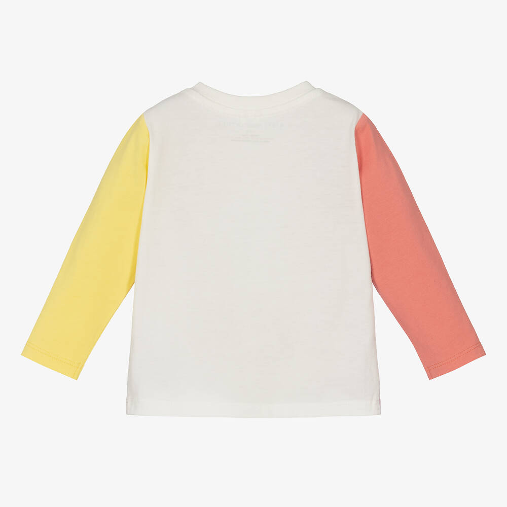 Stella McCartney Kids-Baby Girls Pastel Unicorn Cotton Top | Childrensalon Outlet