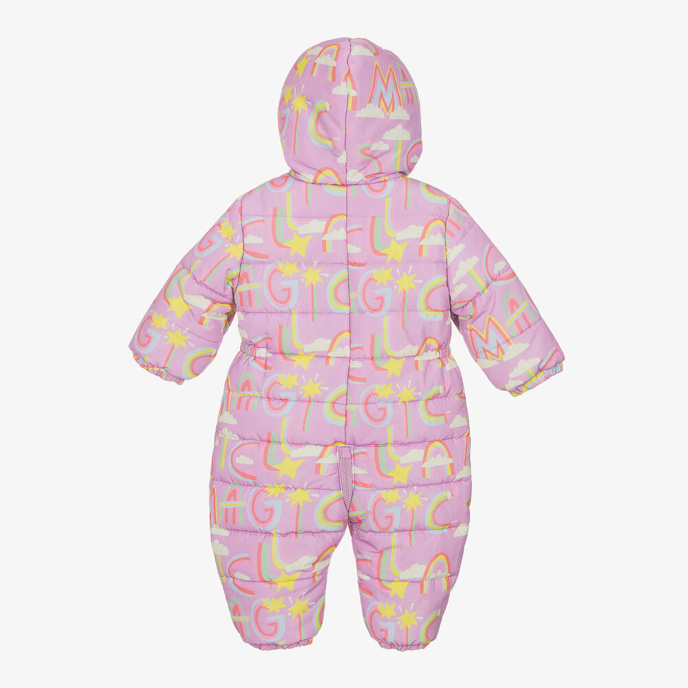 (美品) Stella McCartney baby 2wayダウン Stella McCartney Kids - Baby Girls Purple Rainbow Snowsuit