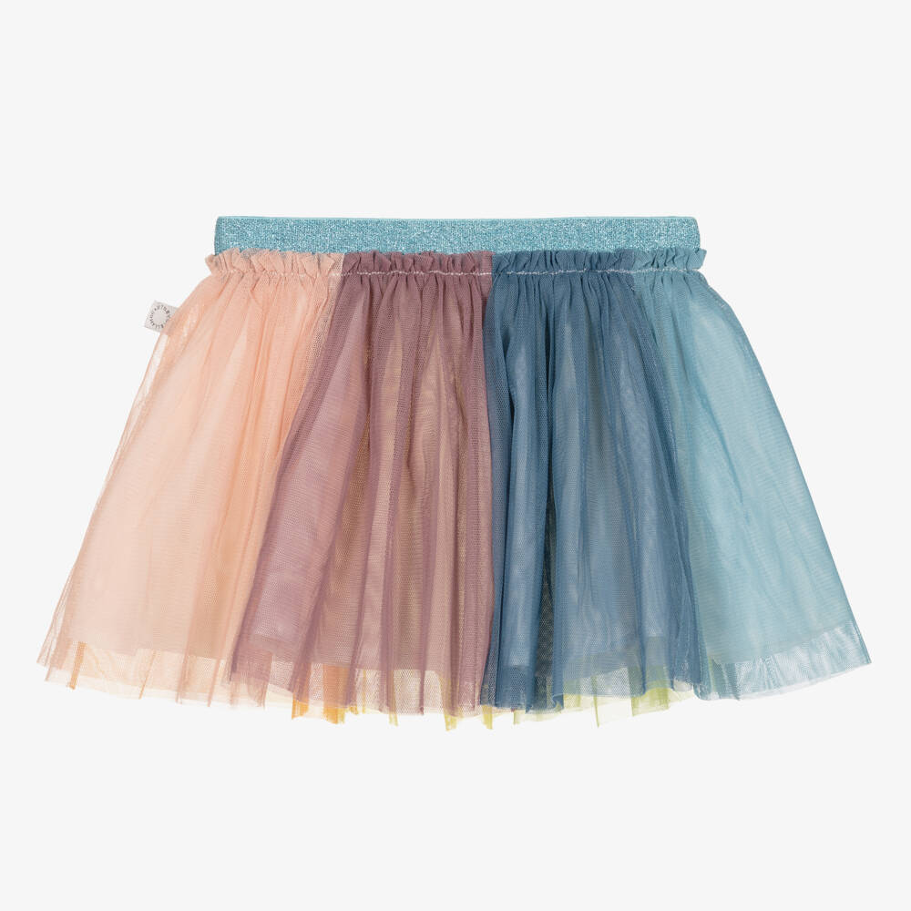 Stella McCartney Kids-Baby Girls Rainbow Tulle Skirt | Childrensalon Outlet