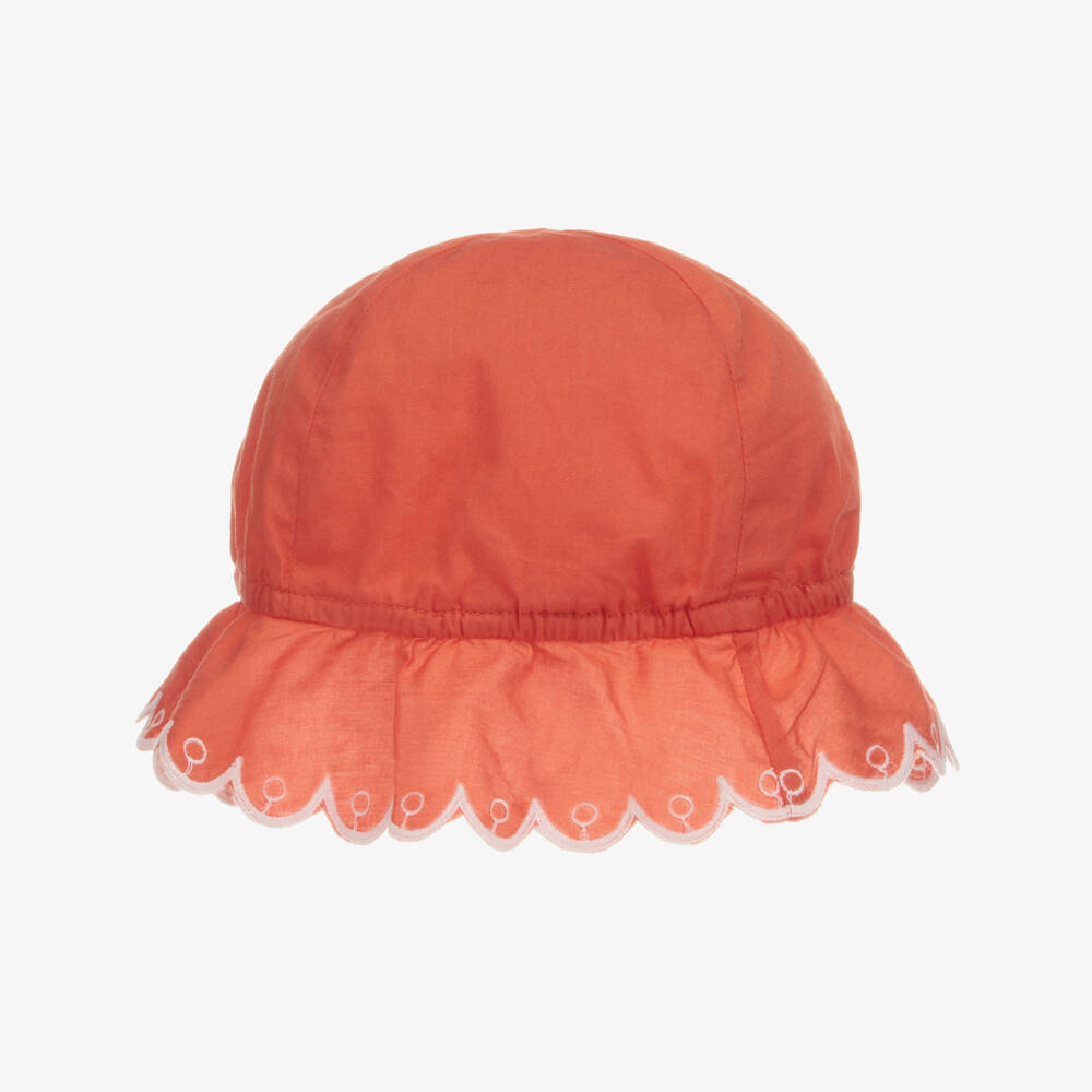 Stella McCartney Kids-Baby Girls Red Sun Hat | Childrensalon Outlet